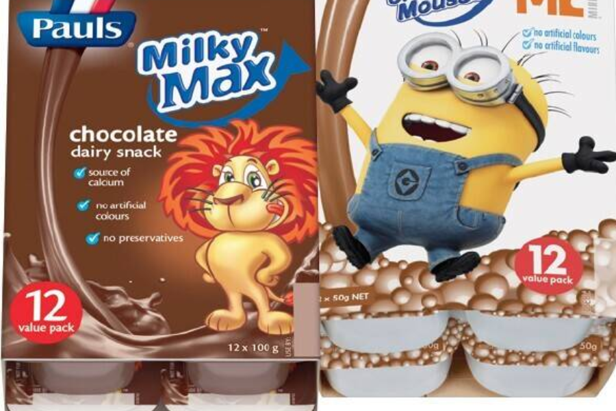 milky max chocolate custard